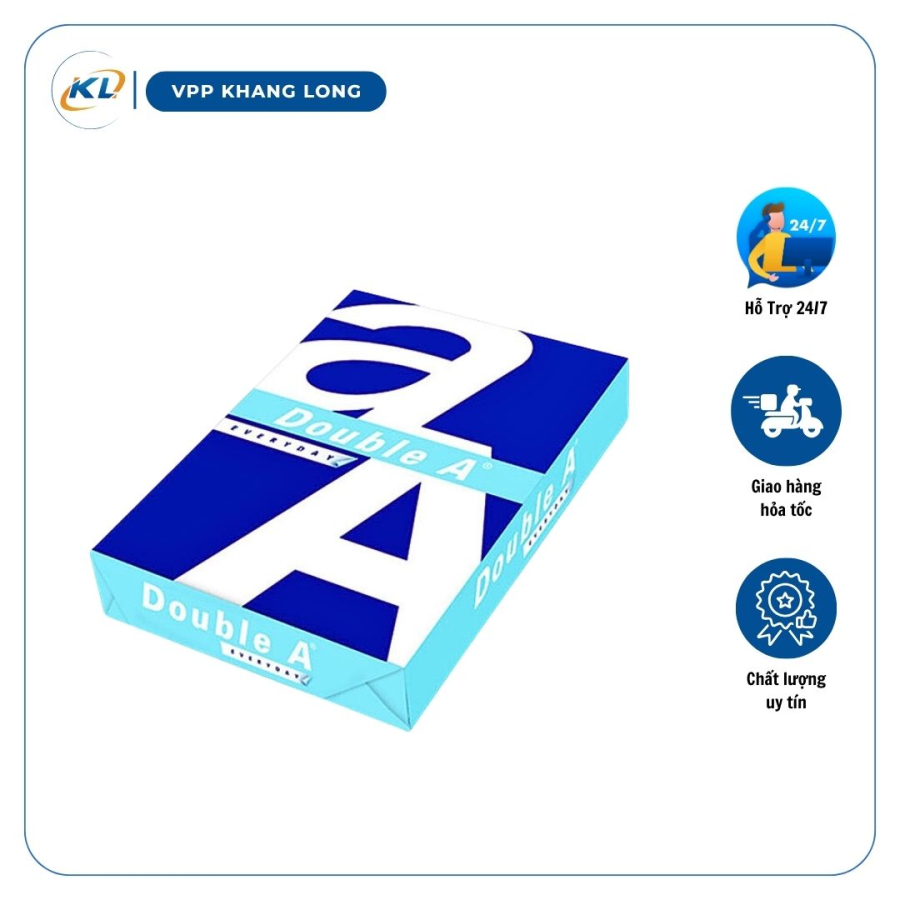 Giấy in, giấy photo A4 Double A 70gsm